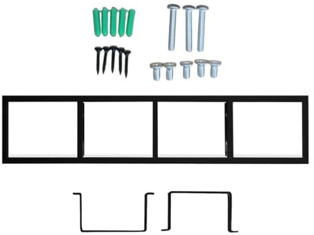 TWISAXC Heavy-Duty Media Storage Rack Wall Mounted Securely Organizing Favorite Albums And Games Wall Mounted CD DVD Storage Rack Is Solution For Organizing Media Collection.