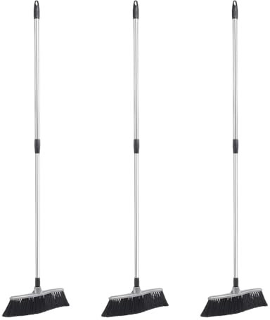 Apex 3x Scopa Snella per Interni con Manico Allungabile, La Più Sottile sul Mercato! Ideale per gli Spazi Stretti