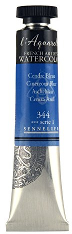 SENNELIER L'Aquarelle French Watercolor, 21ml Tube, S1 Cinereous Blue