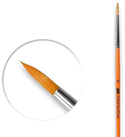 AK Interactive Brushes - Synthetic Round 6 # 00606