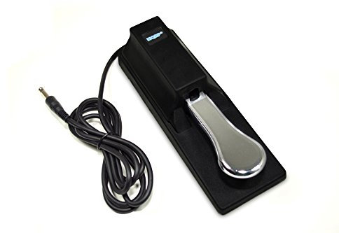 HQRP Sustain-Pedal für Yamaha dgx-230/dgx-530/dgx-640/EZ-220; Piaggero NP11/NP31/pv60/NPV80; psr-e343/psr-e443 Tastaturen Plus HQRP Untersetzer
