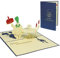 LIN17013, chef cuisinier-pop-up-cartes, cadeau chef cuisinier, Carte d'anniversaire, carte invitation pop up, bon d'achat, carte restaurant, Cartes de vœux, N11