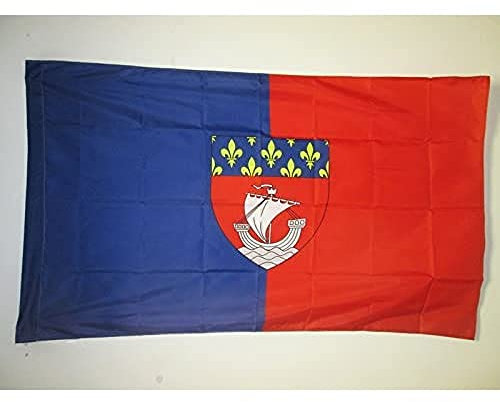 AZ FLAG - Flagge Département Paris - 150x90 cm - Paris Fahne 90 x 150 Cm Scheide Für Mast - Flaggen