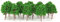 LUOEM 1: 150 Modellbäume Zug Eisenbahn Landschaft