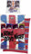 Tex idea Bettwäsche Beatles A Hard Days Night Wendemotiv Bezug 135x200cm Kissen 80x80cm 100% Baumwolle mit Reißverschluss
