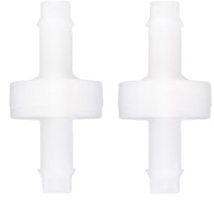 BBTUS 1/4 6mm PVDF Ozon Widerstand One-way Rückschlagventil, Kunststoff Wasser stoppt Ozonator Rückschlagventil, Kunststoff Micro Membran Rückschlagventil für Warmwasserbereiter