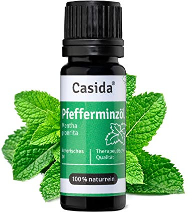Pfefferminzöl Naturrein - Ätherisches Öl - Therapeutische Qualität – Pfefferminz Öl für Aromatherapie, Aromadiffuser - Aus der Apotheke - 10 ml