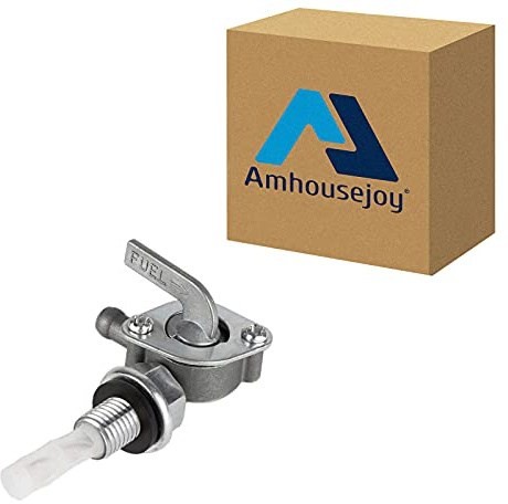 Amhousejoy Fuel Tank Gas Petcock Valve Switch Pump for 50cc 70cc 90cc 110cc 125cc 150cc 200cc 250cc Chinese ATV Quad 4 Wheeler Dirt Pit Bike, Shut Off Switch Pump