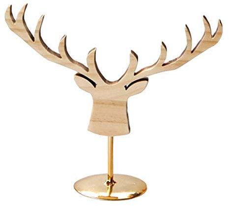 Tubayia Holz Geweih Schmuckständer Schmuck Display Halter für Ohrringe, Ringe, Halskette