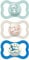 MAM Air Day & Night Baby Schnuller für sensible Haut, leuchtet im Dunkeln, 3er-Pack, 6-16 Monate, Junge