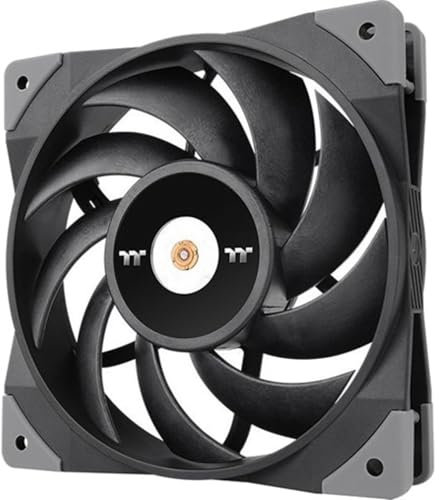 Thermaltake ToughFan 12 High Static Pressure 2000 PWM, Metal-Reinforced Motor Hub, Gen.2 Hydraulic Bearing 120mm Case/Radiator Fan (Single Pack) CL-F117-PL12BL-A