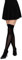 Looksy Calze Alte da Donna Nere al Ginocchio, Calde, Stivali Lunghi Opachi Sopra il Ginocchio, 100 DEN, Nero, M-L