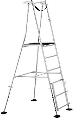 Henchman Hi Step Midi-Platform with 4 Adjustable Legs – Strong but Lightweight ladder for Homeowners, Builders & Landscapers - For Use On All Terrains - 4ft-6ft