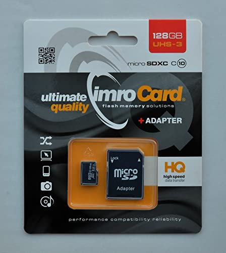 IMRO Card Micro SDXC U-3 MICROSD10/128G UHS-3 ADP