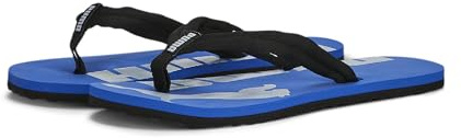 PUMA Unisex Adults' Fashion Shoes EPIC FLIP V2 Flip-Flop, ROYAL SAPPHIRE-PLATINUM GRAY-PUMA BLACK, 40.5
