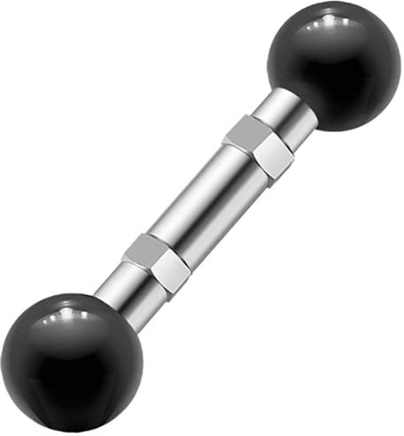 Jitehsha Verbund Verlängerungskugel Adapter mit 2,5 cm/1 Kugelbuchsen Montagearmen