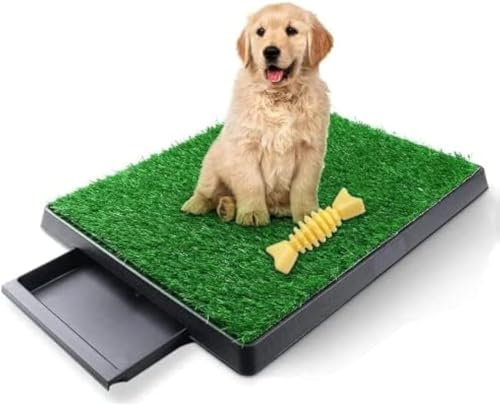 M-PETS Grasmatte Trainingspad mit Tablett