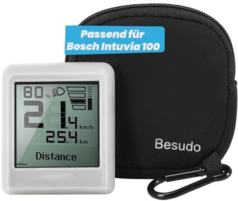 Besudo Schutzhülle-Set passend für Bosch Intuvia 100 Display (BHU3200) - Displayschutz vor Kratzer & Beschädigung