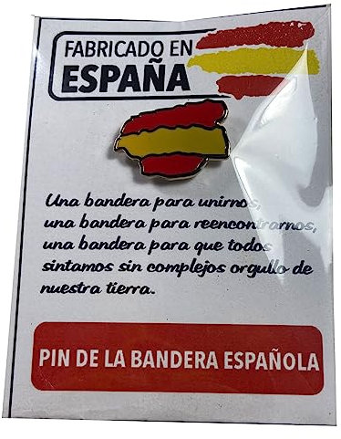 Pin bandera España trazos® 20x13mm diseño registrado (1 unidad)