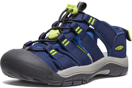 KEEN Newport Boundless Adaptive Alternative Closure Easy on Outdoor Water, Naval Academy/Evening Primrose, 13 Little Kid