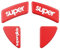 Superglide2 – Steuerbare Geschwindigkeit, strukturierte Oberfläche, glatte Mausfüße/Gleiter, hergestellt aus ultrastarkem Glas, glatte und langlebige Sohle für Razer Viper Ultimate, Rot