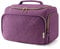 BAGSMART Reise-Kulturbeutel, Große Weit Offene Reisetasche für Toilettenartikel, Make-up, Kosmetiktasche mit Griff, Violett