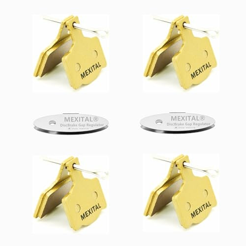 MEXITAL Bremsbeläge Fahrrad 4 Paar Scheibenbremsbeläge Fahrrad für MAGURA MT4/MT4/MT6/MT8/MT4E/MT Trail Rear/M S06-4