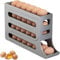 Eierhalter für 30 Eier,4 Etagen Eierbehälter für Kühlschrank,Eier Aufbewahrung,Eierhalter Kühlschrank,Stapelbarer Eier-Organizer,Eier Aufbewahrung Kühlschrank,Automatisch Rollender Eierspender