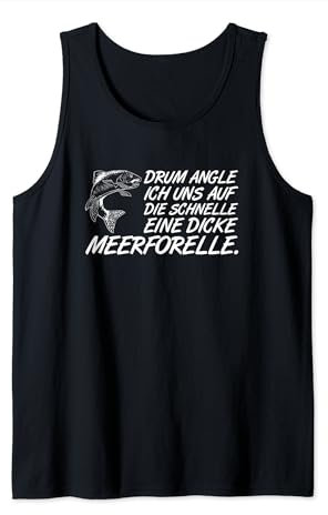 Meerforelle Lachsforelle Fischen Meerforellen Blinker MeFo Tank Top