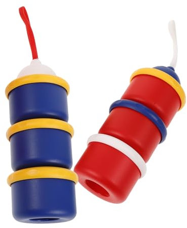 ifundom 2 Stück Stapelbare Milchpulver Boxen Für Babys Tragbarer Milchpulver Container Aus Pp Mehrschichtiger Versiegelter Lebensmittelbehälter Für Babynahrung Für Hause Und Unterwegs