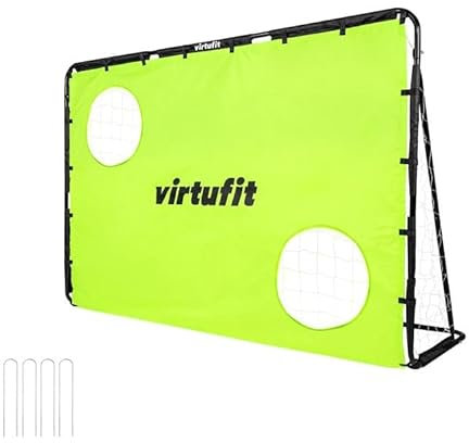 VirtuFit Fußballtor mit Torwand - Fußballtor - 120 x 80 cm