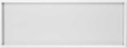 ZXHKZDX Rectangulaires Niche Murale Douche Acier Inoxydable, Mur Encastré Étagère Encastrée, Étanche Étagères De Salle De Bain pour Shampoing Savon Et Repose-Pieds(White,120X28X12cm-47X11X5in)