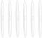 Generic 6 Pcs Car Door Edge Protector, Anti-rub Decorative Strip, Carbon Fiber Texture, White, Silicone, Universal Fit, Door