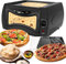 Electric Pizza Oven Indoor Tandoor Oven, 15 L Countertop Tandoor Oven Pizza Maker with Disk & Clamp, 50-400℃ Temperature Control, Mini Pizza Oven Chapati Roti Lahmacun Manakish Naan Bread Maker