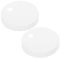 Hemobllo 1pair White Toilet Bolt Caps Decorative Covers for Screw Fixing Practical and Toilet Screw Decor for Easy Installation Various Models
