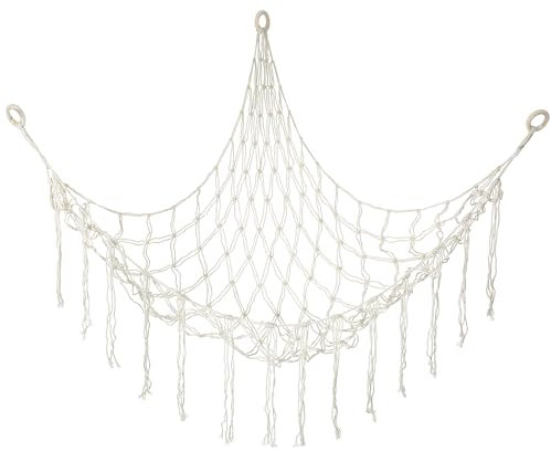 oruola Teddy Hammock Toy Storage Net,Hammock for Soft Toys,Durable and Stylish Teddy Net Hammocks,Boho Nursery Decor - Perfect for Kids Bedroom and Playroom,140 x 80 cm
