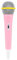 HEMOTON Simulation Microphone Props Microphone for Mini Microphone Microphones Mini Microphone Microphone Plaything Microphone Model Pink Plastic