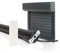 Kit Volet Roulant Electrique Radio Ajustable en Aluminium - Montage Facile , Pour Fenêtre- H 155 cm x L 120 cm