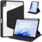 Custodia per tablet Cover posteriore trasparente compatibile con Huawei MatePad Air 11,5 pollici rilasciato nel 2023 con portapenne, supporto girevole a 360 gradi Folio Flip Smart Cover Compatible wit