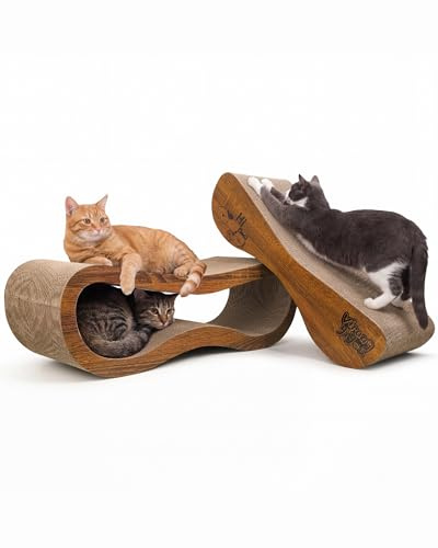 Cat Scratcher 2 in 1 Scratchers for Indoor Cats Scratching Board Cardboard