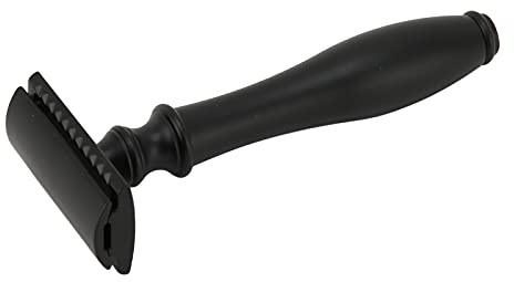 LUCKDANO Rasoir Portable à Double Tranchant – Couteau de Rasage Manuel de sécurité Réutilisable et pour Salon à Domicile – Conception économique en Alliage de Zinc – Parfait pour l'épilation de la