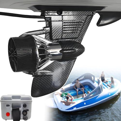 smafoseedding Müheloses Sup-Umrüstkit Für Elektrische Finnen-Unterwasserstrahlruder: 160-W-Unterwasserstrahlruderflosse Mit 5-M-Fernbedienung, 20 Km Reichweite, 3-6 Km/H Geschwindigkeit
