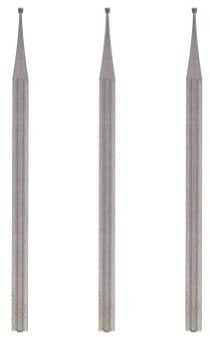 Dremel 108 Graviermesser - Zubehörsatz für Multifunktionswerkzeug mit 3 Graviermessern 0,8mm zum Schnitzen, Fräsen, Holzfräsen, Gravieren in Holz, Laminate, Stein, Kunststoff, Metall