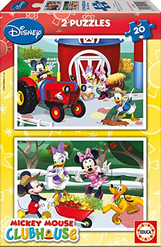 Educa 15290 - Kinderpuzzle Disney Mickey Maus Clubhaus