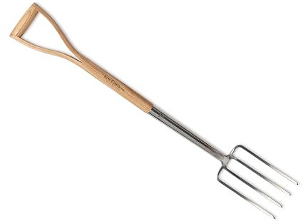 Spear & Jackson 1561KEW Kew Gardens Collection Neverbend Stainless Steel Border Fork