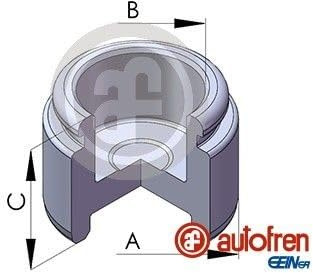 AUTOFREN SEINSA D025268 Bremssattel-Kolben 60mm Stahl