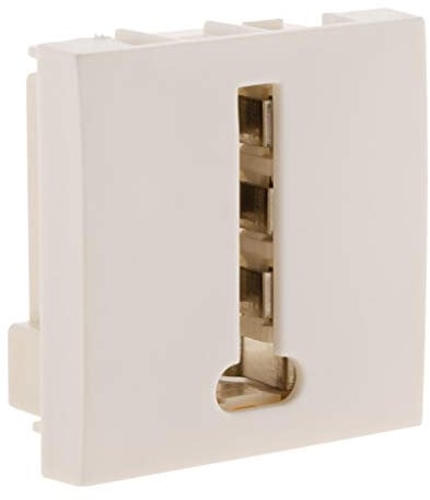 Zenitech Prise téléphone 8 plots Moteur Seul - Blanc - Simplea