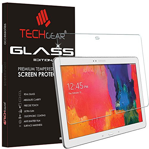 TECHGEAR GLASS Edition fits Samsung Galaxy Note Pro 12.2 - Genuine Tempered Glass Screen Protector Guard Cover Compatible with Samsung Galaxy Note Pro 12.2 (Models: SM-P900, SM-P905)