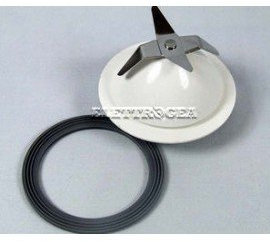 kw715852 mit Messer mit Dichtung für Trinkglas aus Kunststoff Mixer Küchenmaschine Kenwood fdp603... fdp601... FDP