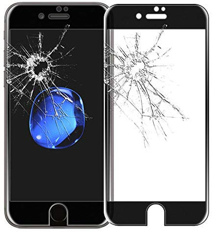 ebestStar - Verre trempé Compatible avec iPhone 7, iPhone 8 Apple Film Protection INCURVE Anti Casse/Rayures (Protection des Bords arrondis), Noir [Appareil: 138.3/138.4 x 67.1/67.3 x 7.1/7.3mm 4.7]